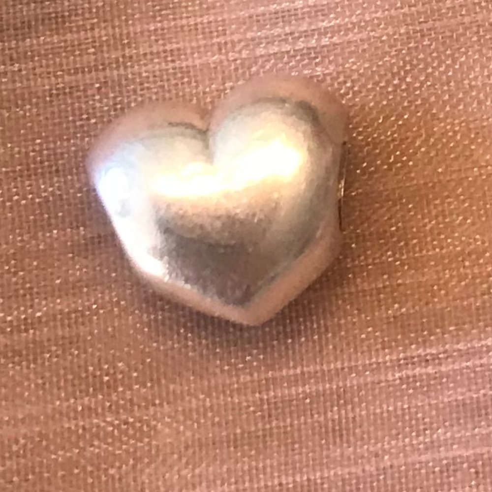 Pandora Smooth Heart Charm Retired Pandora #790137